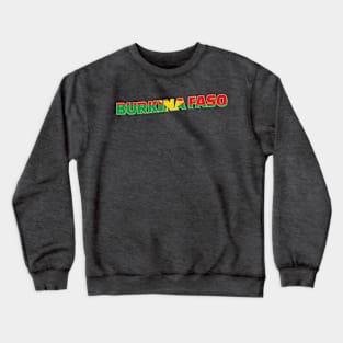 Burkina Faso Vintage style retro souvenir Crewneck Sweatshirt